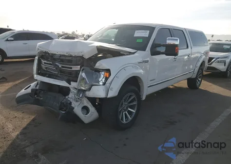 2014 Ford F-150 Platinum z USA, uszkodzony, nr VIN 1FTFW1ET8EFA84476